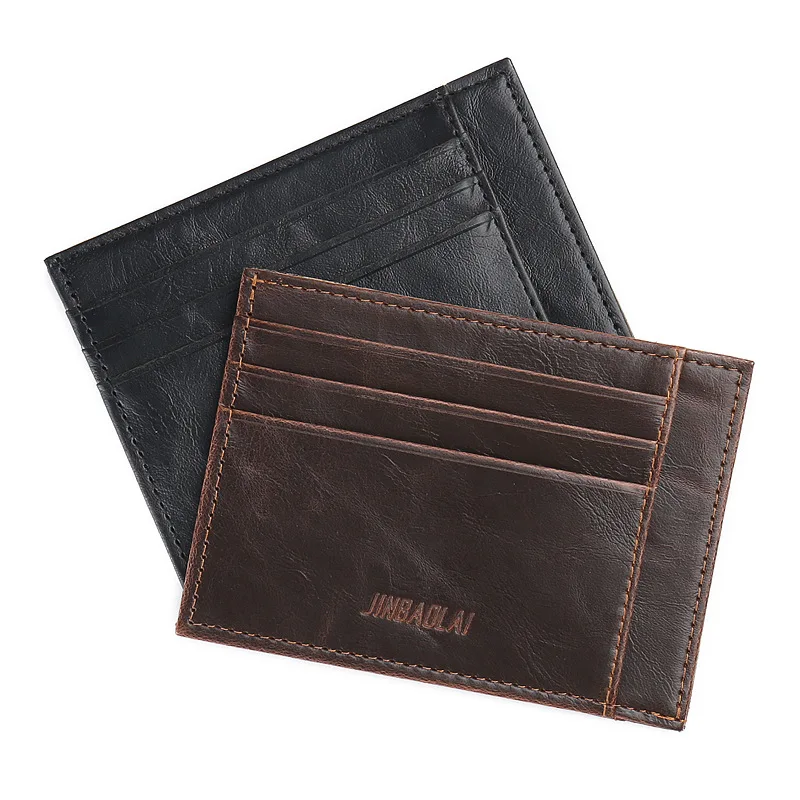 

Fashion Vintage Retro Texture Mini ID Holders Business Credit Card Holder PU Leather Slim Bank Case Purse Wallet Free Shipping