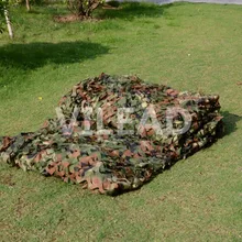 VILEAD 7 м x 7 м(23FT x 23FT) камуфляжная сеть Военная, Армейская, камуфляжная сетка вечерние украшения солнцезащитный тент Пляжный Тент