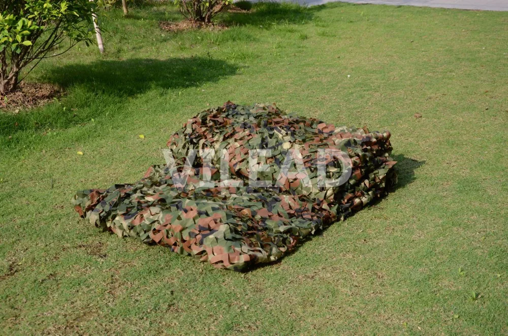 

VILEAD 7M x 7M (23FT x 23FT) Woodland Camo Netting Military Army Camouflage Net Party Decoration Sun Shading Tent Beach Tarp