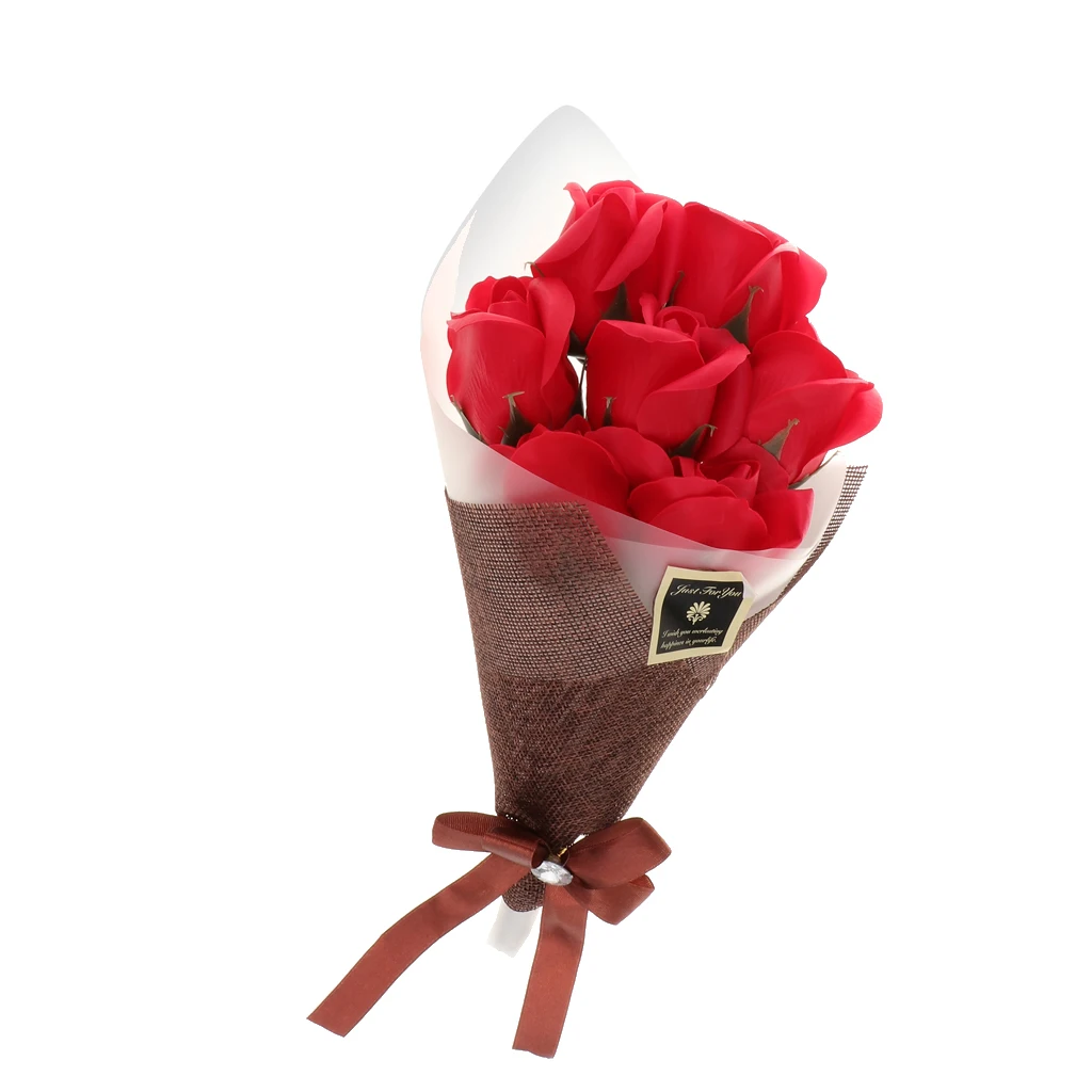 7pcs Soap Rose Flowers Box Birthday Creative Wedding Valentine Gift