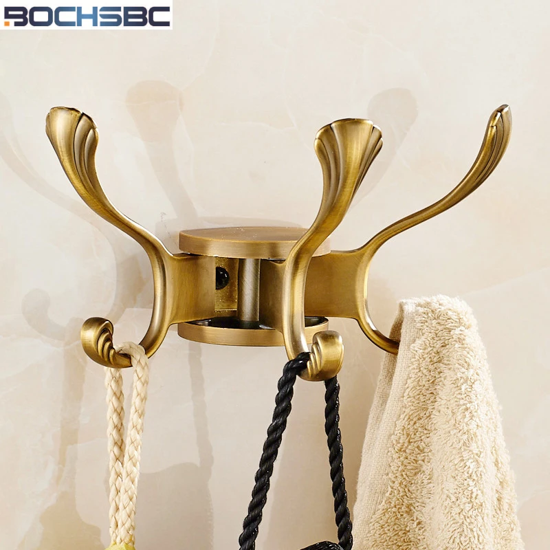 Bedroom Metal Wall Robe Hook Single Wall Clothes Rack Hook European