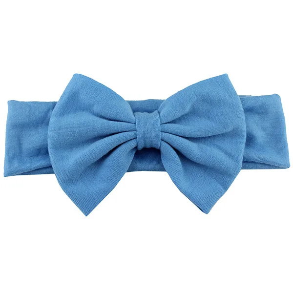 10pcs/lot High Quality Kids Cotton Headbands With 11CM Bows For Birth Girls Top Quality Headwear