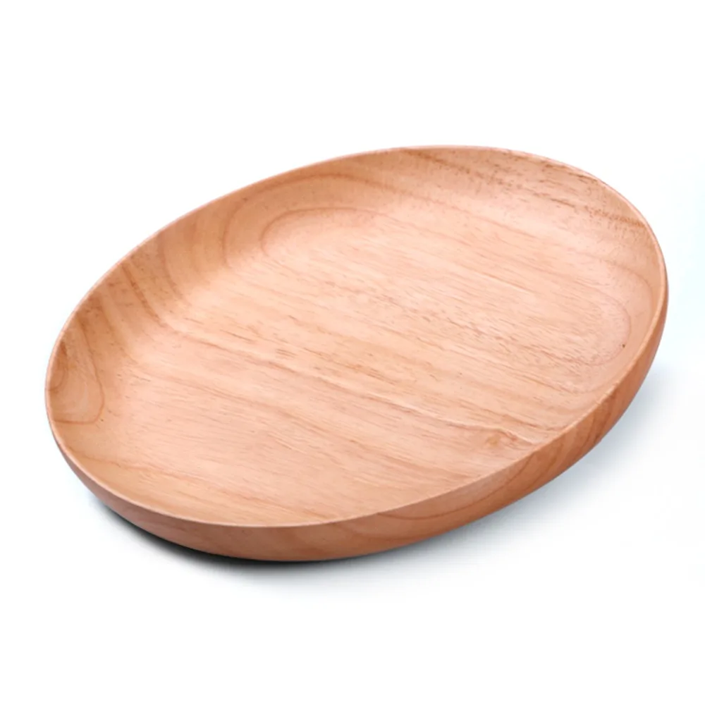Small Size Cutlery Forks Storage Tray Sandal Wooden Tray Dinner Plate