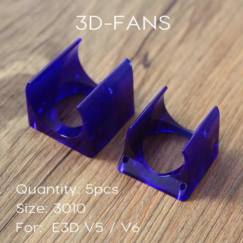 5 шт. 3D принтеры Запчасти DIY E3D V5 V6 литья под давлением с вентилятор трубопровода