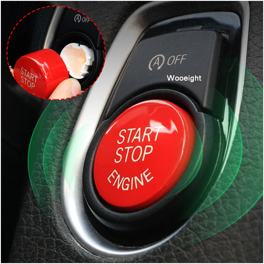 Car Engine Start Stop Button Push Switch Cover Cap New Replacement For BMW F Series 1 2 3 4 5 6 7 Series X1 X3 X4 X5 X6 F10 F20 F30 (7)