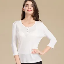 Новинка года; футболка из чистого шелка с короткими рукавами; шелк