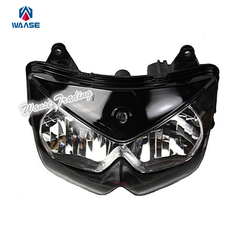 waase Front Headlight Headlamp Head Light Lamp Assembly Clear For 2008 2009 2010-2012 KAWASAKI Ninja 250 250R Z250 ZX250R EX250 waase Front Headlight Headlamp Head Light Lamp Assembly Clear For 2008 2009 2010-2012 KAWASAKI Ninja 250 250R Z250 ZX250R EX250