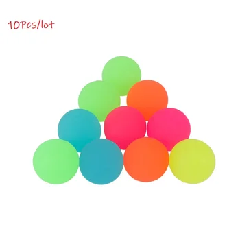 New 10Pcs/lot Luminous Moonlight High Bounce Toy Balls Kids Gift Party Favor Decoration Kids Glow in the Dark Bouncing Ball 1