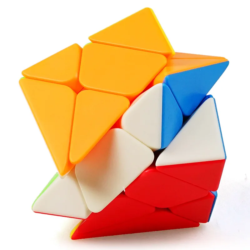 Осевой куб Moyu Mofangjiaoshi, без стикеров, колебания, волшебный кубик, осевой скоростной пазл, развивающие игрушки для детей