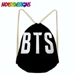 БЦ логотип мешки Drawstring Bangtan мальчики рюкзак девушки студент школьный Mochila сумка вентиляторы коллекций дропшиппинг