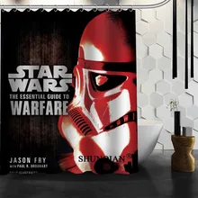 

Custom star wars Shower Curtain High Quality bathroom Accessories Polyester Fabric Curtain With holes
