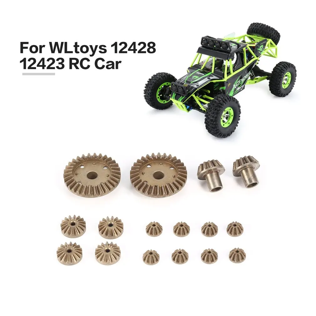 

12T 24T 30T Metal Front Rear Differential Gear/Motor Driving Gear Upgrade Repair Parts for WLtoys 12428 12423 1/12 RC Cars Parts