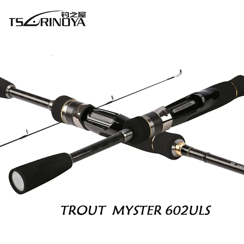 

TSURINOYA MYSTER 602ULS 1.8m Ultra lightweight 95g FUJI Guide RING 2-7g MF Spinning Rod Lure rod 3-8LB Trout carbon rod