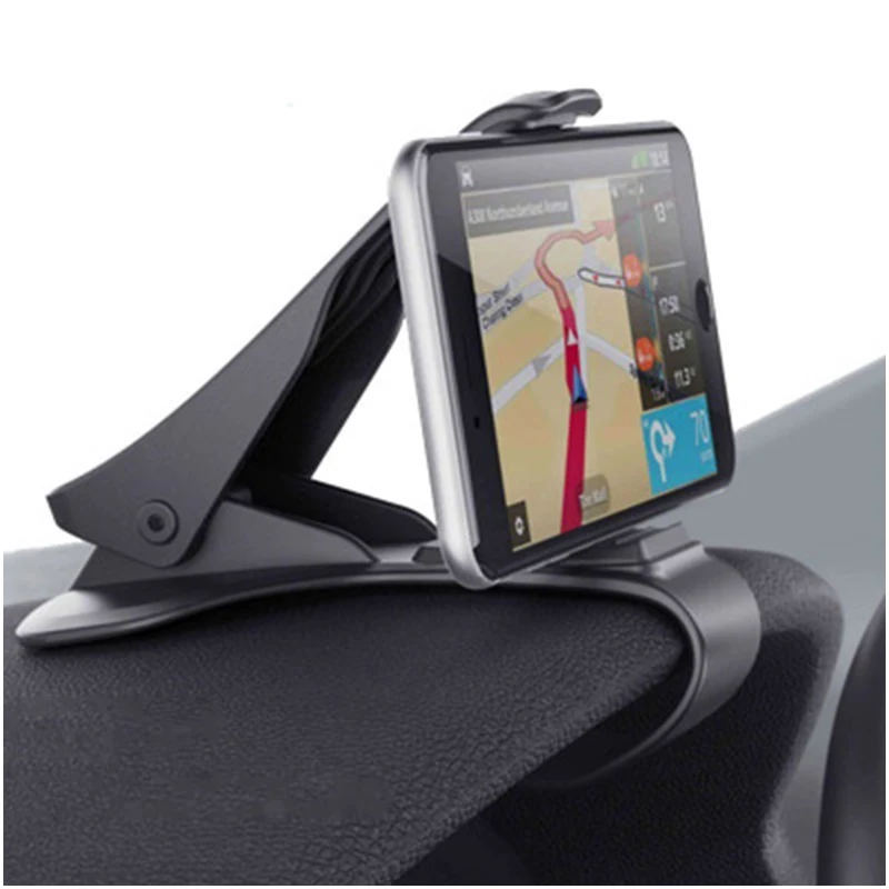 

Car Mount HUD Smart Phone GPS Holder Universal Cradle Adjustable Non-Slip Holder for Safe Driving for All Smartphones CJ021