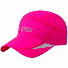 Мужская Женская Спортивная Кепка Солнцезащитная сетка дышащая бейсбольная кепка для бега быстросохнущая анти-УФ шляпы для рыбалки кемпинг на природе, езда на велосипеде Hat