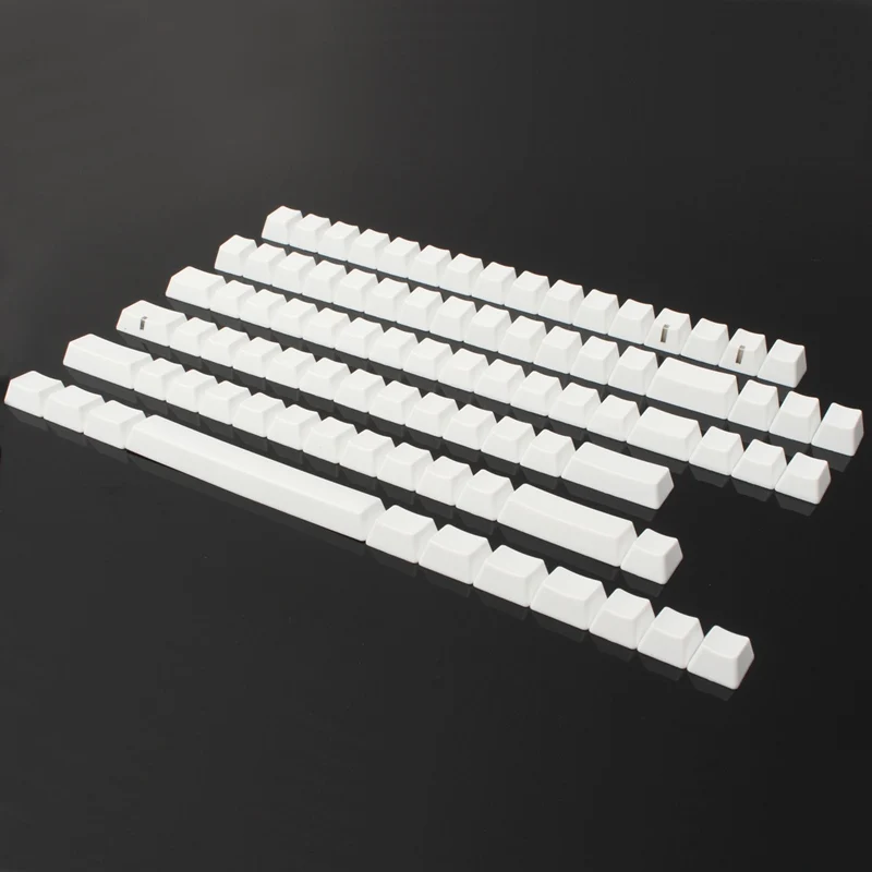 

87Key Keyboard Keycap Universal PBT Keycaps Set Blank No Print DIY Replacement Key Caps For Cherry MX Switch Keyboard