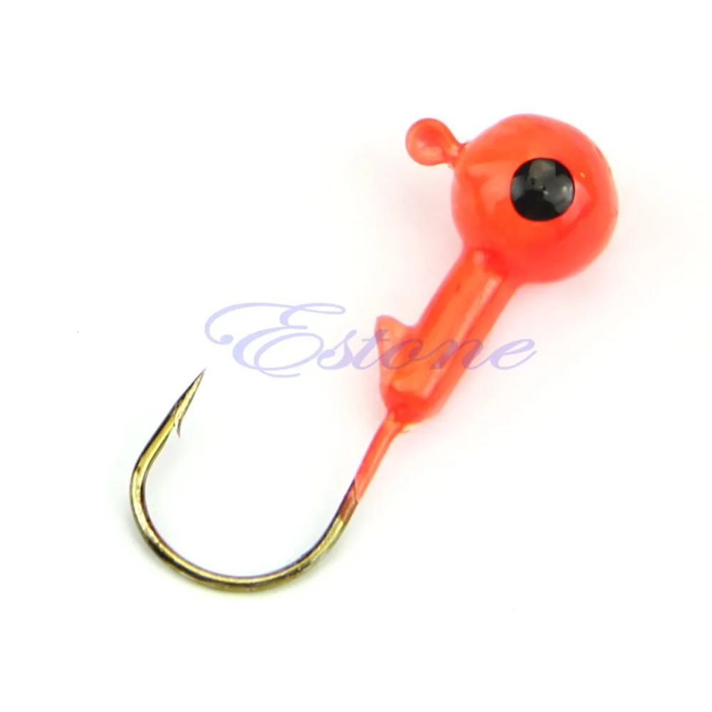 

M112-"5pcs 10g Lead Round Head Fishing Lure Jigs Hooks High Quality New