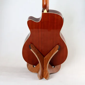

New Wooden Stand Bracket Holder Shelf Mount Portable Accessories for Acoustic Folk Guitar LMH66