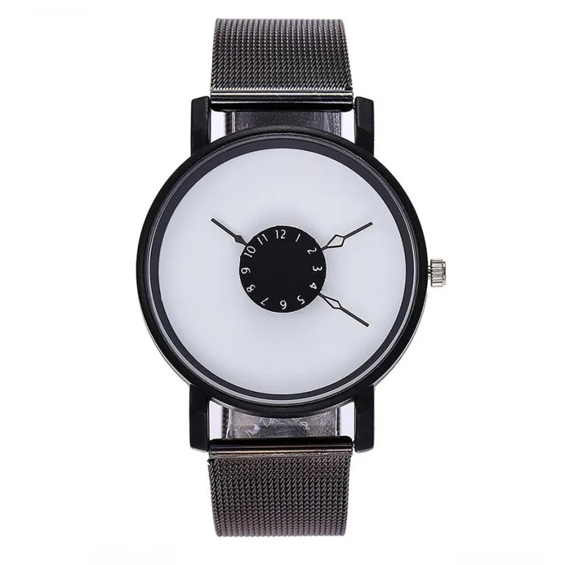 

New Fashion Women Men Quartz Watch Woman Clock Stainless Steel Band Newv Strap Watch Analog Wrist Watch Clock Relogio Feminino