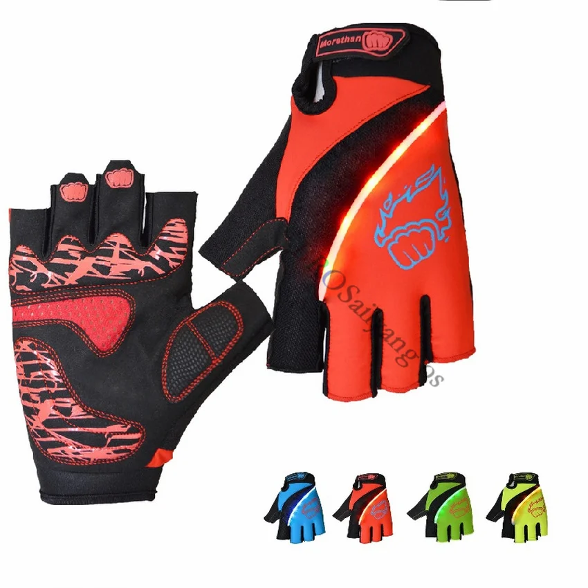 bright cycling gloves