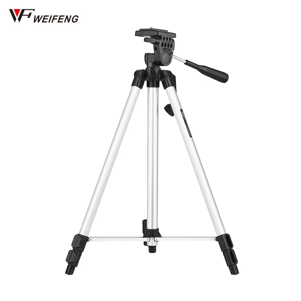 

WT-330A Portable Photography Tripod for Phonre Aluminum Alloy Max Load 3kg with 1/4" Screw Quick Release Plate for Nikon Canon