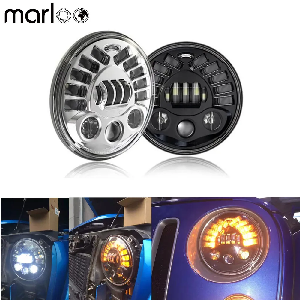 Jeep Wrangler JK led Headlight