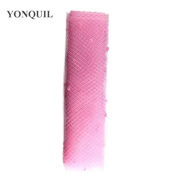

pink Birdcage veil with dot 45CM Width Russian Veiling Netting wedding dot veils 5 yards per lot LDV022