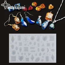 УФ-полимерные ювелирные изделия, жидкий силикон, форма, овальное сердце, круглые полимерные бусины, формы для DIY, подвески, подвески, изготовление ювелирных изделий