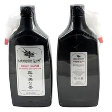 Чернила татуировки черный 360 мл(черный Цвет) перманентного макияжа, пигментных