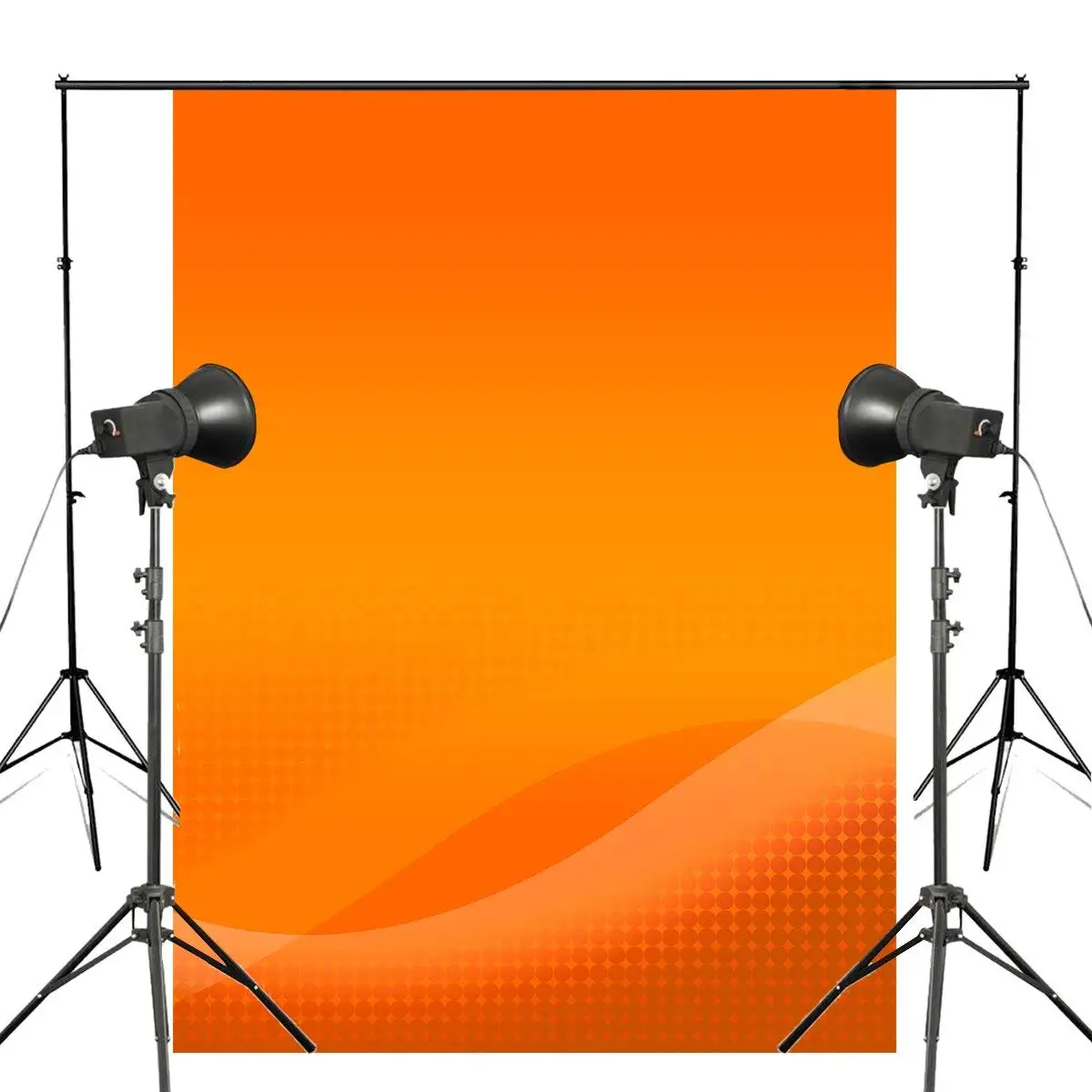 5x7ft абстрактный оранжевый фон для фотосъемки обои фотостудии реквизит