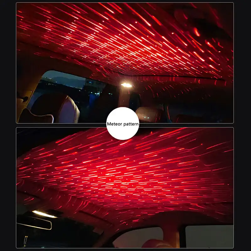 Racbox Автомобильная атмосфера Ambient Star светильник DJ Красочный музыкальный звук лампа светильник с устройством дистанционного управления голосовым управлением светодиодный светильник USB штекер