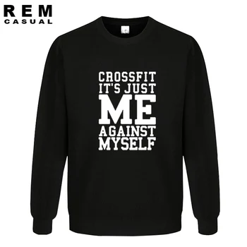 

Workout Fitness Gear Wear CrossFit Me Against Myself Eco Men Top men's clothing Hoodies, Sweatshirts
