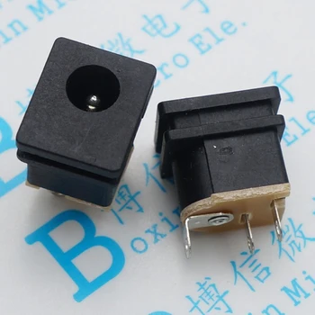 

DC015 DC Power Socket DC-015 Socket 5.5-2.1MM Square Panel Installation