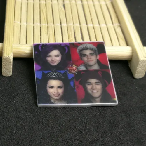 

Free shipping 25pcs/lot 28*34MM 3 descendants apple flat back planar resins BIHAIYUAN