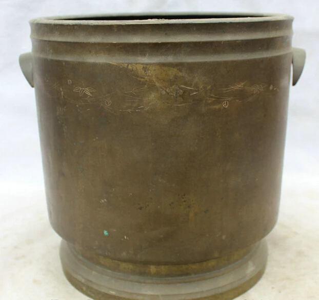 #^Special Price JP S0524 11\ Ancient China Dynasty palace Copper handle container vessel Pot Jar Crock #^Special Price JP S0524 11\ Ancient China Dynasty palace Copper handle container vessel Pot Jar Crock