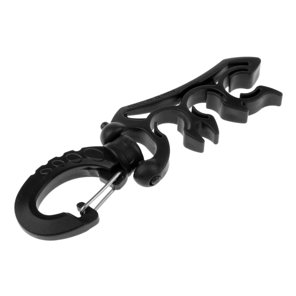 Premium Durable  Scuba Diving Triple 3 Hose Regulator Gauge Octopus Holder Retainer Folds Rotates Clip Scuba Diving Diver    