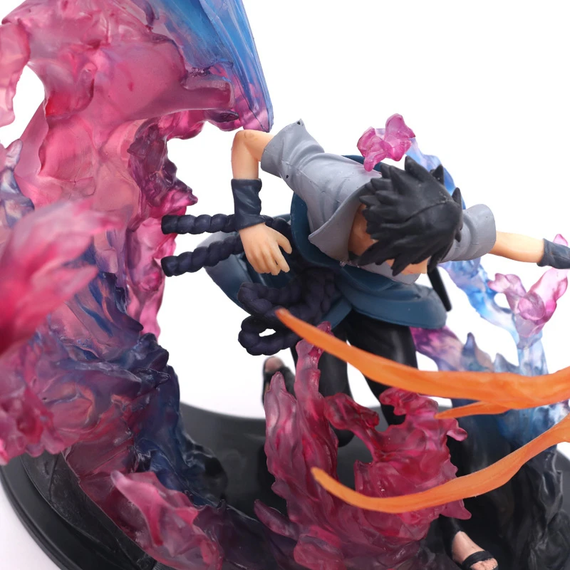 Аниме Наруто ПВХ фигурка 21 см Zero Uchiha Itachi Fire Sasuke Susanoo Relation Коллекция Модель игрушки