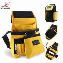 Tool Belt Oxford Cloth Waist Tool Bag Electrician Tool Holder Belt With Multiple Pockets