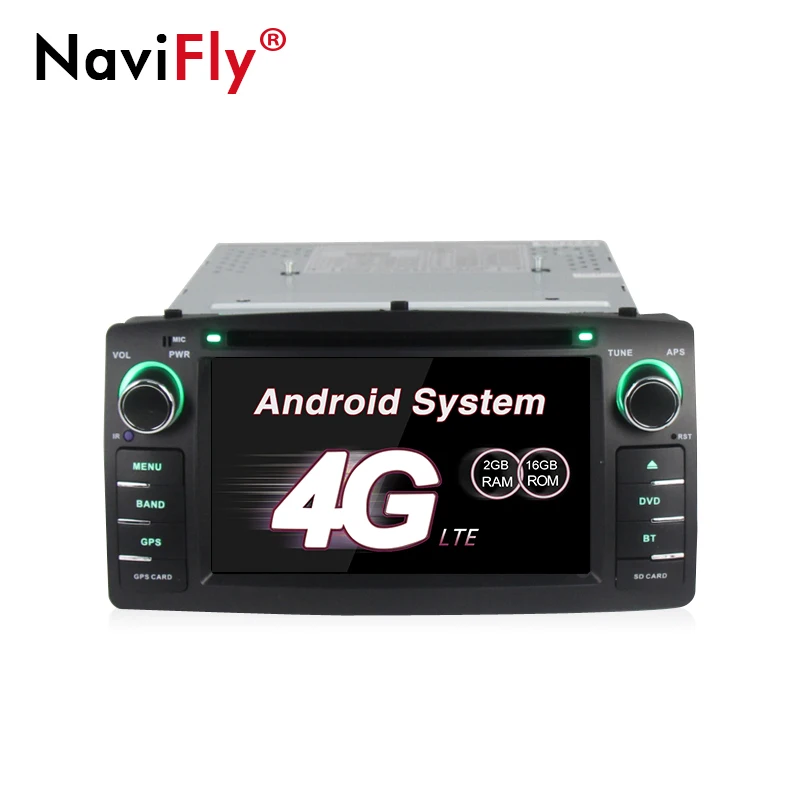 

NaviFly 2 din Android 7.1 car dvd Radio player for Toyota Corolla E120 2003 2004 2005 2006 car GPS multimedia player 2G RAM