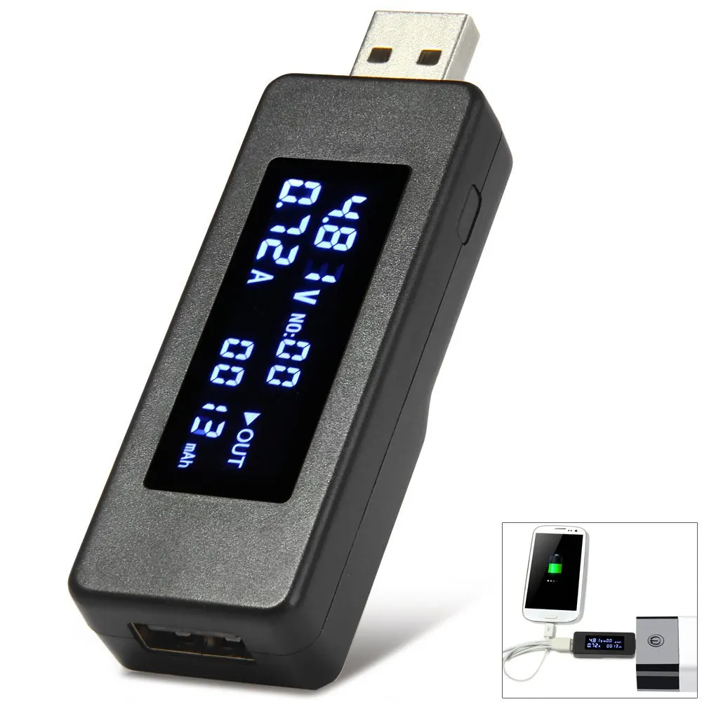 LED USB Mini Voltage Current Detector power tester for Smartphone