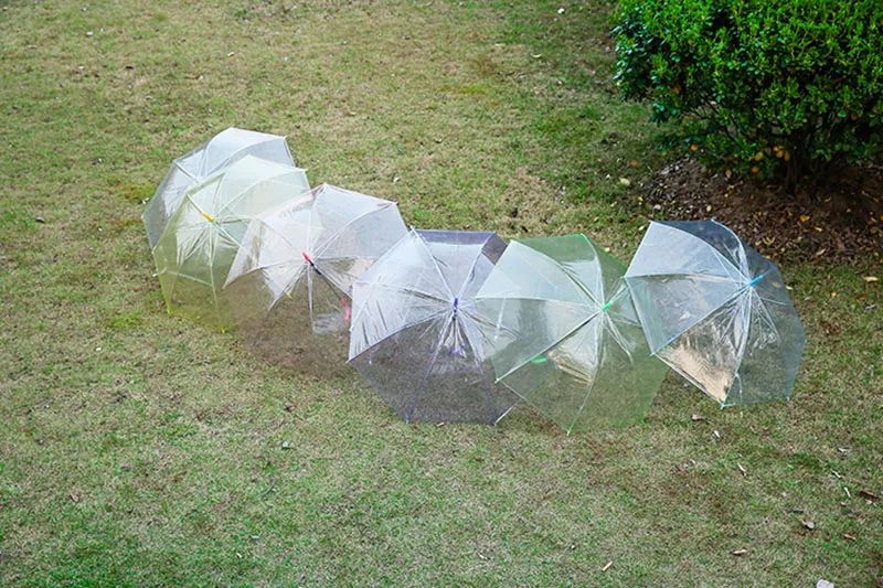Зонтик от дождя с длинной ручкой пластиковый прозрачный зонтик для звездной ночи идеи подарка радужные шелковые зонты Guarda Chuva 50KO075