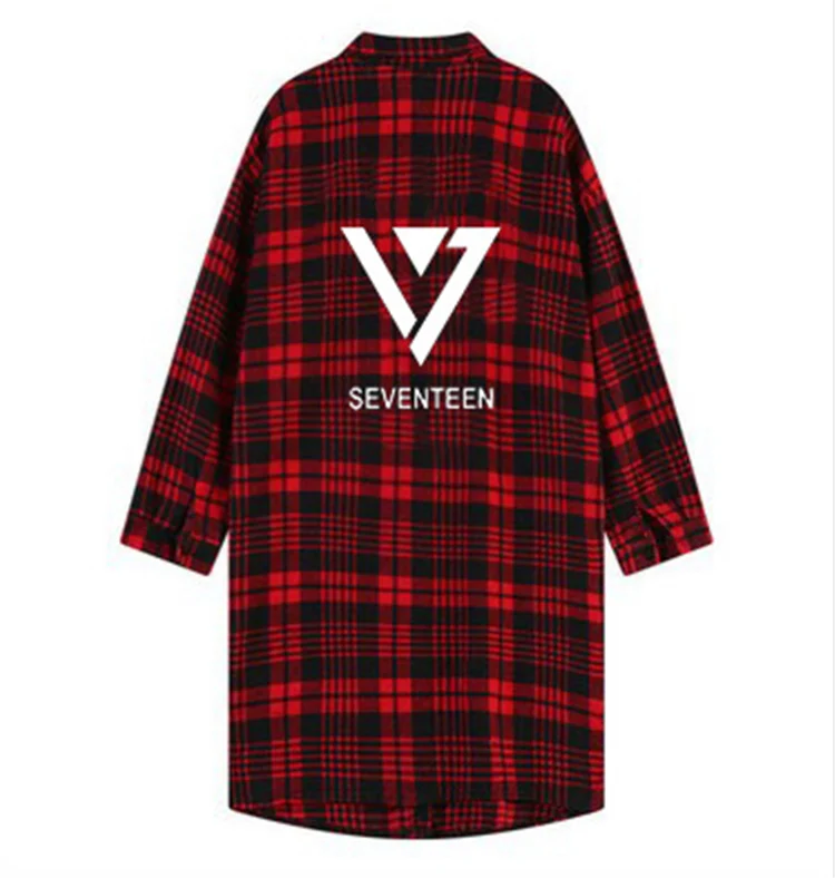Kpop Kpop coat seventeen shirt unisex black clothing Polito 17