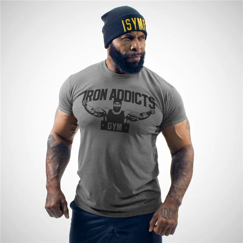 

Gym Sport t Shirt Men Quick Dry Rashgard Short Sleeve Fitness Bodybuilding Crossfit T Shirt Running Shirt Men Workout Tee Tops