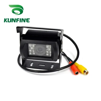 

KUNFINE 12V/24V Universal Car Rear View Camera Backup Reversing Parking Rearview Cam Night Vision Waterproof for Truck Bus