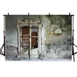 Фон фотографии старый пустынный дом стены Дверь кирпич фотообои дети портрет фотографический фон фотостудия