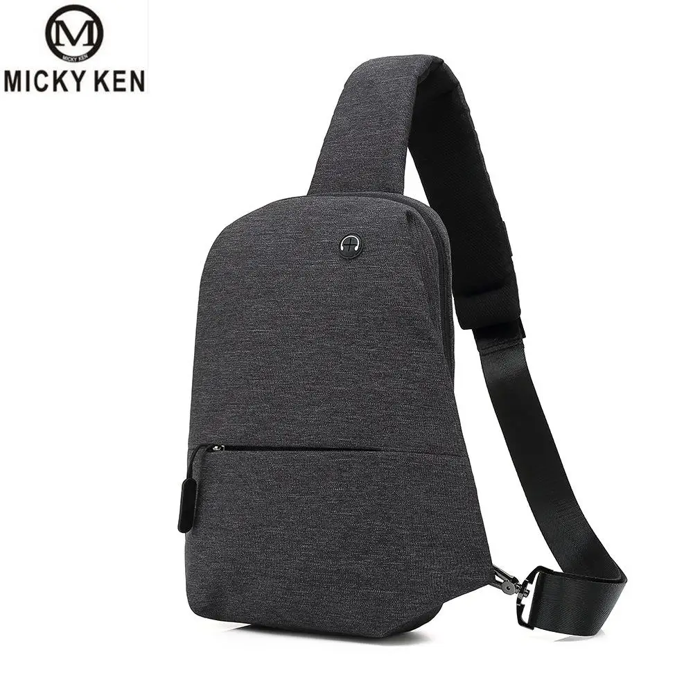 

Brands Crossbody Bags for Men Messenger Chest Bag Pack Casual Bag Waterproof Oxford Single Shoulder Strap Pack 2019 New Fashion