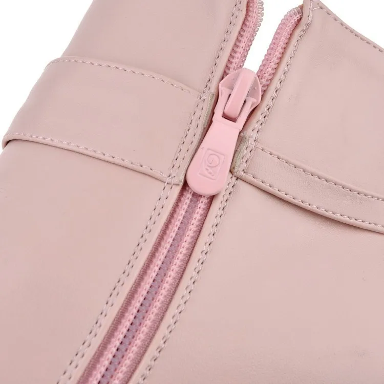 Womens Fashion Elegant Booties High Heels Shoes For Ladies Online Black And White Platform Ankle Boots Pink Beige31