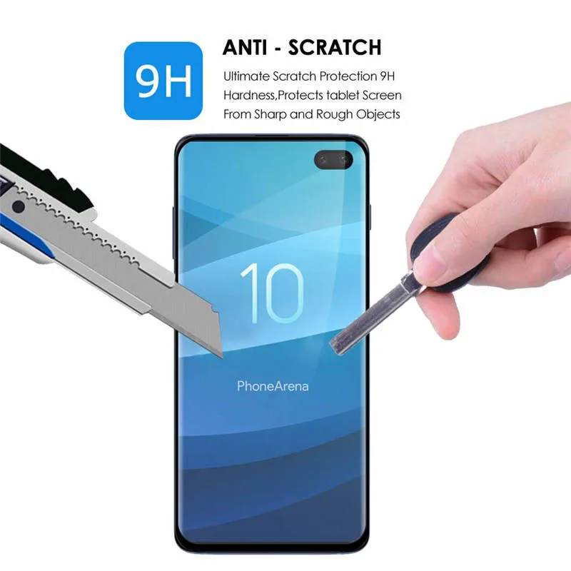 3D закаленное стекло для Samsung Galaxy S10 Plus Защитная пленка экрана S 10 S10Plus стеклянная с