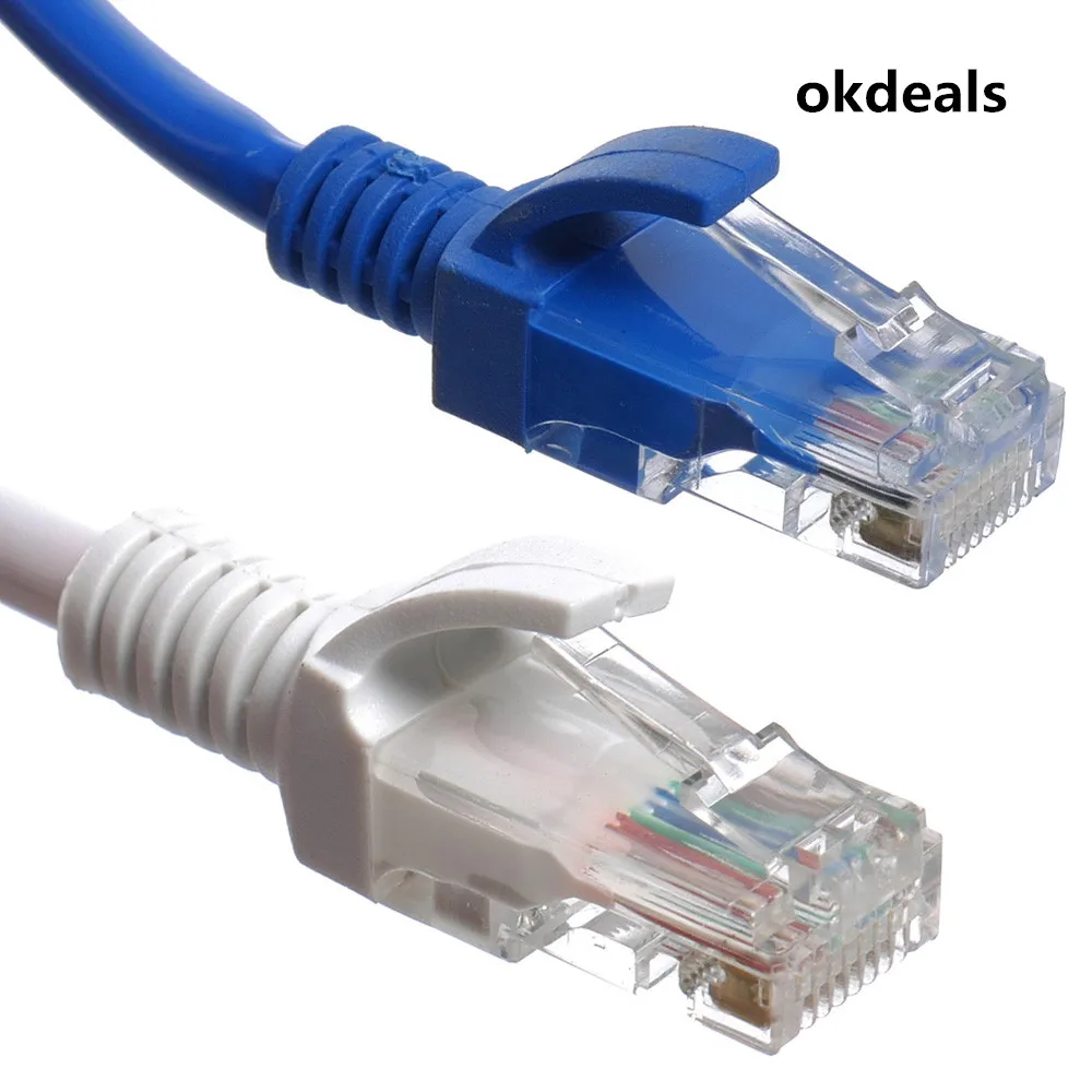 Новый сетевой кабель RJ45 Cat5 Ethernet LAN 5 м для PS Xbox ПК Интернет роутера коннектора