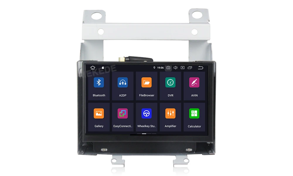Cheap MEKEDE 7" PX5 Android 9.0 4+64G Radio GPS DAB USB WIFI Car DVD Player for Land Rover Freelander 2 2007 2008 2009 2010 2011 2012 13